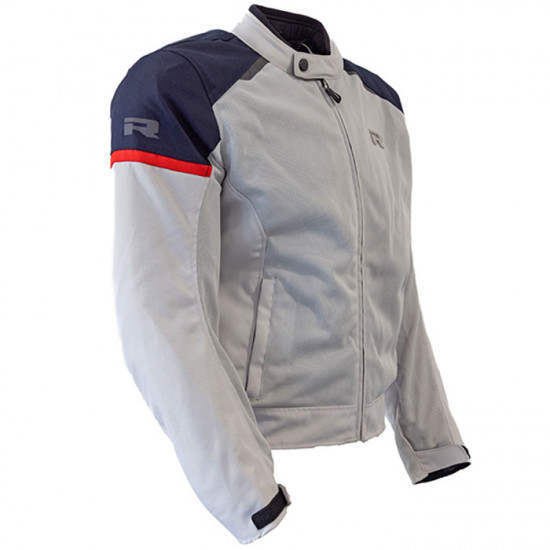 Richa Auyan Waterproof Jacket Grey Blue Red Mens Motorcycle Jackets - SKU 082/2AUY/GBR/02