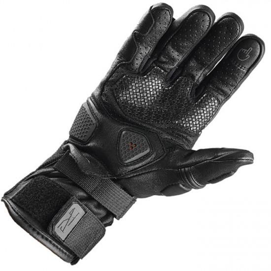 Richa Tasmania Pro Black Waterproof Gloves Mens Motorcycle Gloves - SKU 081/5TAS/BK/02