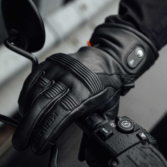 Merlin Minworth II Heated Glove Black Mens Motorcycle Gloves - SKU MWG048/BLK/SML