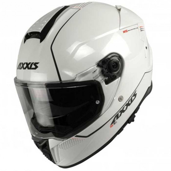 Axxis Hawk Evo SV Gloss White Full Face Helmets - SKU 8060201