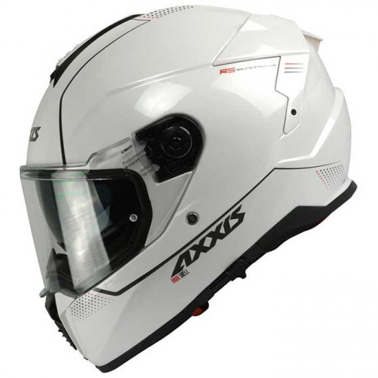 Axxis Hawk Evo SV Gloss White Full Face Helmets - SKU 8060201