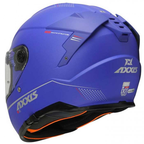 Axxis Hawk Evo SV Matt Blue Full Face Helmets - SKU 8060241