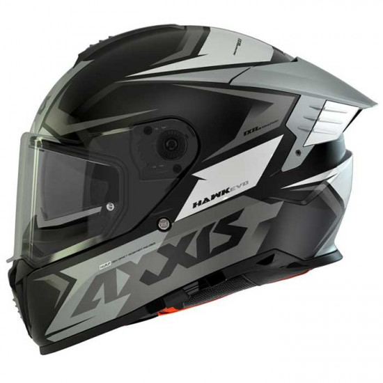 Axxis Hawk Evo SV Ixil Matt Titanium Full Face Helmets - SKU 8060271