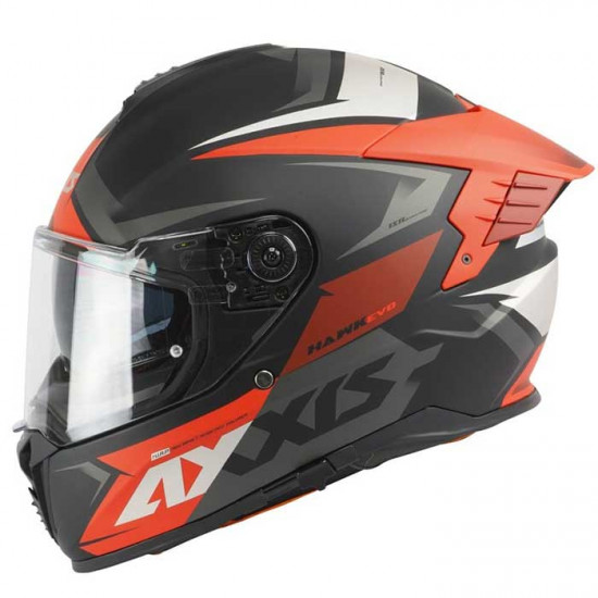 Axxis Hawk Evo SV Ixil Matt Red Full Face Helmets - SKU 8060281