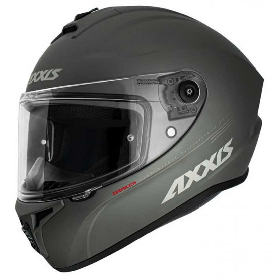 Axxis Draken S Matt Titanium Full Face Helmets - SKU 8060431