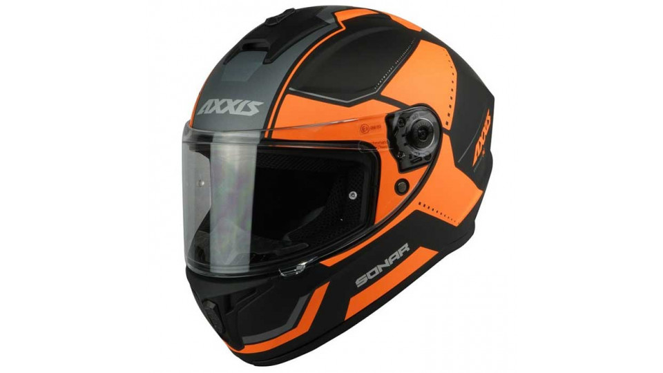 Axxis Draken S Sonar Matt Fluo Orange