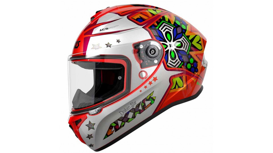 Axxis Draken S Star Gloss Fluo Red