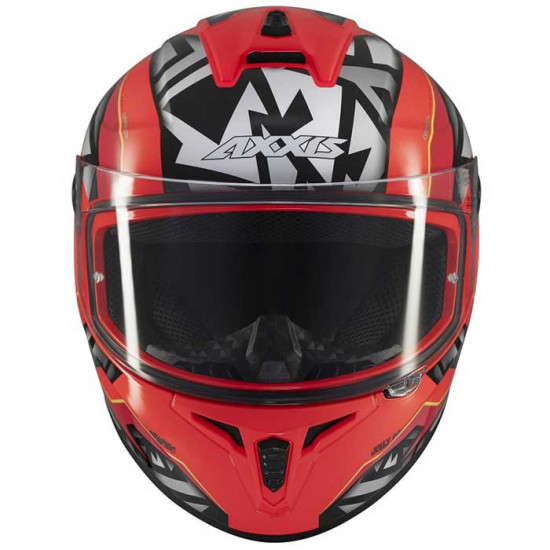 Axxis Draken S Jolly Gloss Red Full Face Helmets - SKU 8060571