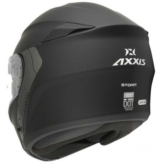 Axxis Storm SV Matt Black Flip Front Motorcycle Helmets - SKU 8060622