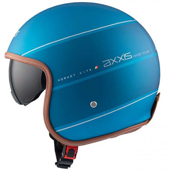 Axxis Hornet SV Vita Matt Blue Open Face Helmets - SKU 8061141