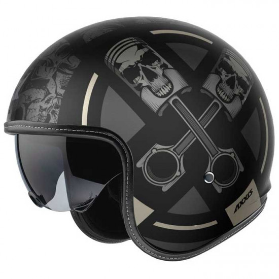 Axxis Hornet S SV Skull Matt Black