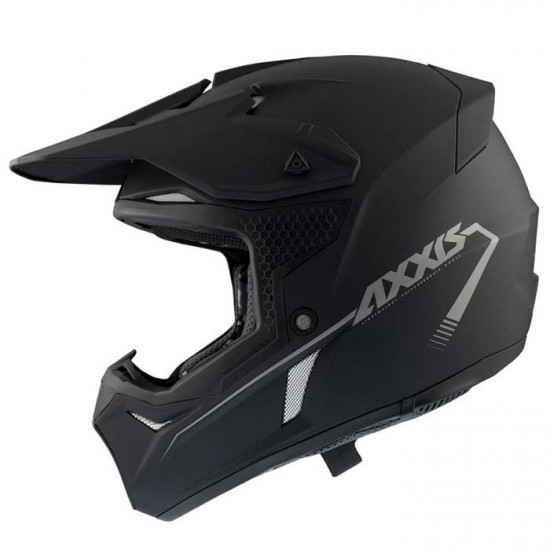 Axxis Wolf Matt Black Off Road Helmets - SKU 8061603