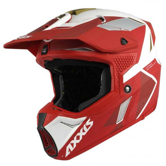 Axxis Wolf Bandit Matt Red Off Road Helmets - SKU 8061621