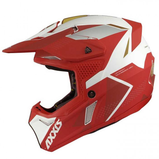 Axxis Wolf Bandit Matt Red Off Road Helmets - SKU 8061621