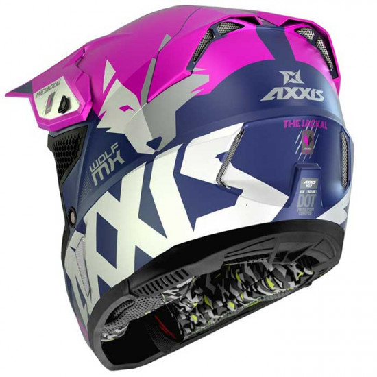 Axxis Wolf Jackal Matt Pink Off Road Helmets - SKU 8061681