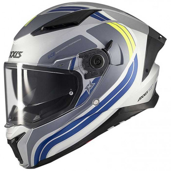 Axxis Panther SV Tribute Matt Grey Full Face Helmets - SKU 8061951