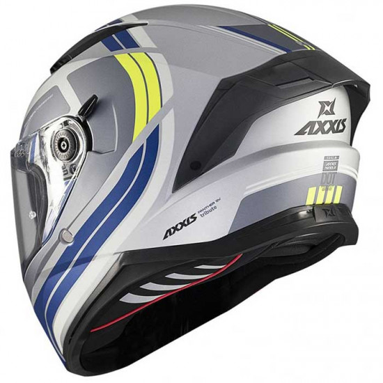 Axxis Panther SV Tribute Matt Grey Full Face Helmets - SKU 8061951