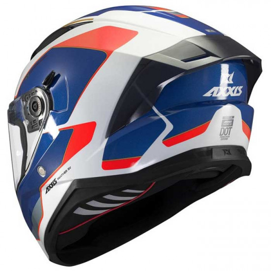 Axxis Panther SV Gale Gloss Blue Full Face Helmets - SKU 8061961