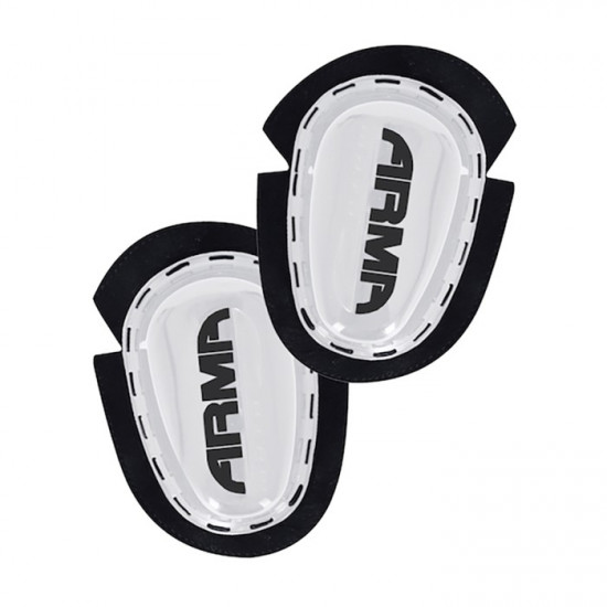 ARMR Teardrop Knee Sliders White - Pair