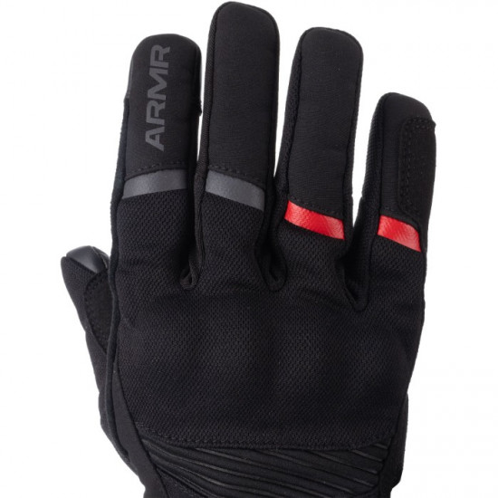 ARMR Eyoshi 3.0 WP Waterproof Mens Gloves Black Red Clothing Accessories - SKU ARMG2305012XL