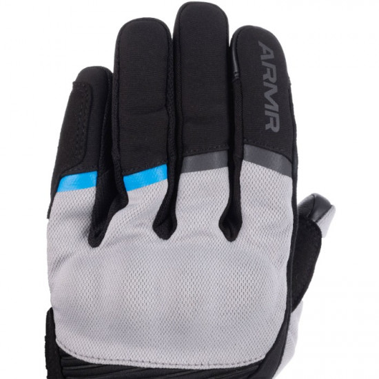 ARMR Eyoshi 3.0 WP Waterproof Mens Gloves Black Light Grey Blue Clothing Accessories - SKU ARMG2305022XL