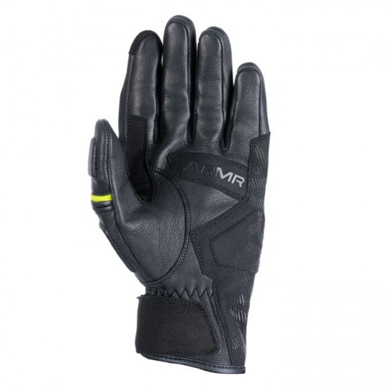 ARMR Raiden 3.0 Mens Leather Gloves Black Yellow