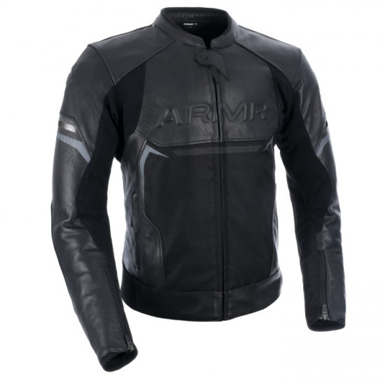 ARMR Raiden 3.0 Mens Leather Jacket Black