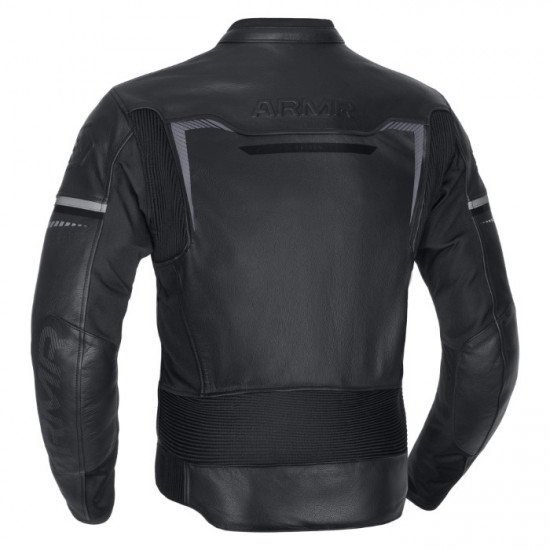 ARMR Raiden 3.0 Mens Leather Jacket Black