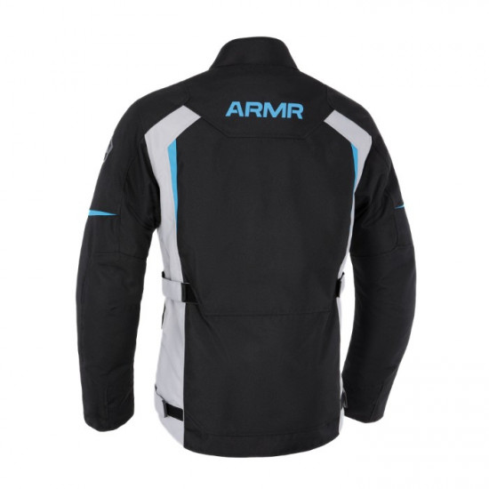 ARMR Kiso 4.0 WP Waterproof Mens Jacket Black Light Grey Blue