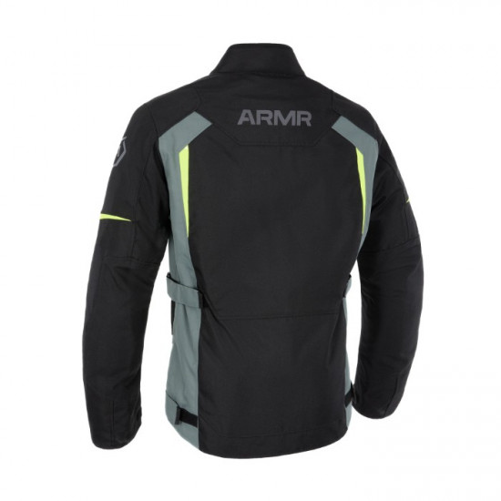 ARMR Kiso 4.0 WP Waterproof Mens Jacket Black Green Fluo Yellow