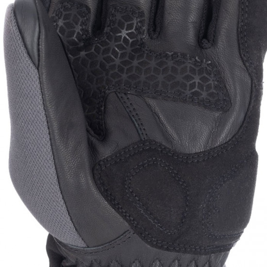 Oxford Dakar 1.0 Dry2Dry Waterproof Mens Gloves Charcoal Yellow Mens Motorcycle Gloves - SKU GM2222022XL