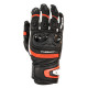 Oxford Cypher 1.0 Short Leather Mens Gloves Black Red White