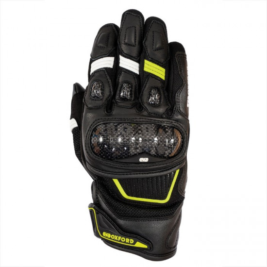 Oxford RP-4S 3.0 Mens Gloves Black White Yellow