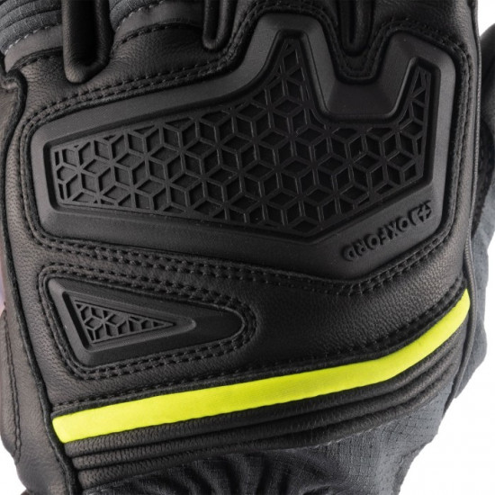 Oxford Vancouver 2.0 Dry2Dry Waterproof Mens Gloves Black Green Yellow Mens Motorcycle Gloves - SKU GM2411022XL from RaceLeathers Motorcycle Clothing