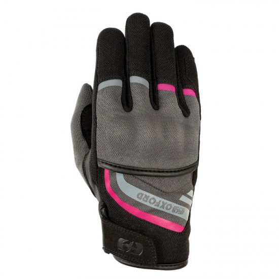 Oxford Dakar 1.0 Womens Gloves Charcoal Pink