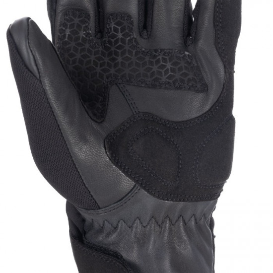 Oxford Dakar 1.0 Dry2Dry Waterproof Womens Gloves Stealth Black Ladies Motorcycle Gloves - SKU GW222201L