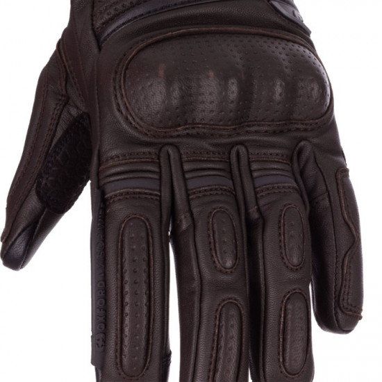 Oxford Hamilton WP Waterproof Womens Gloves Brown Ladies Motorcycle Gloves - SKU GW234202L