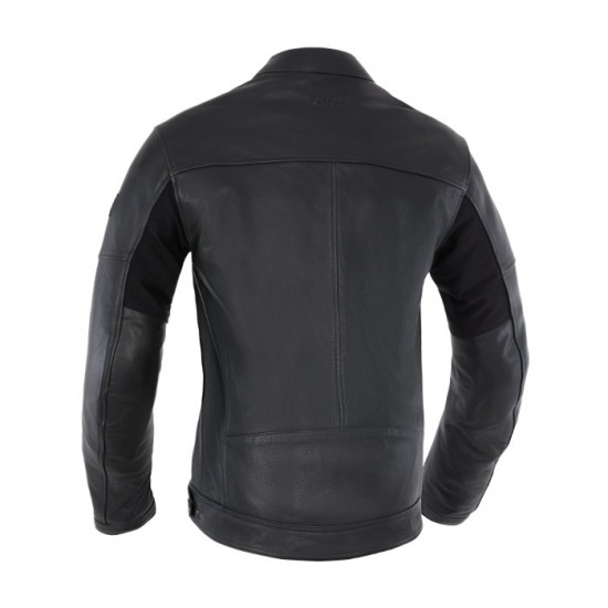 Oxford Henlow Leather Mens Jacket Black