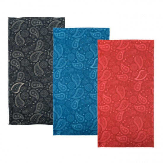 Oxford Comfy Paisley Red 3-Pack Rider Accessories - SKU NW154