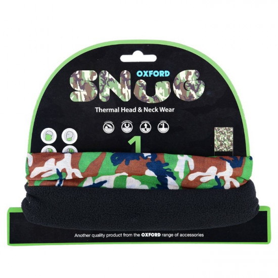 Oxford Snug Green Camo Rider Accessories - SKU NW413