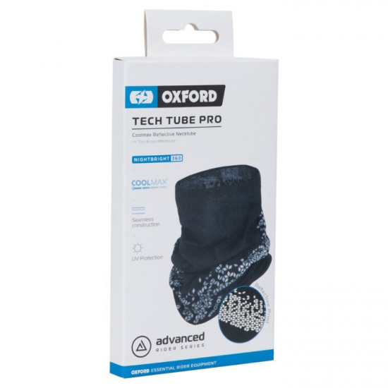 Oxford Tech Tube Pro Coolmax Reflex Cubed Black Single Rider Accessories - SKU NW900