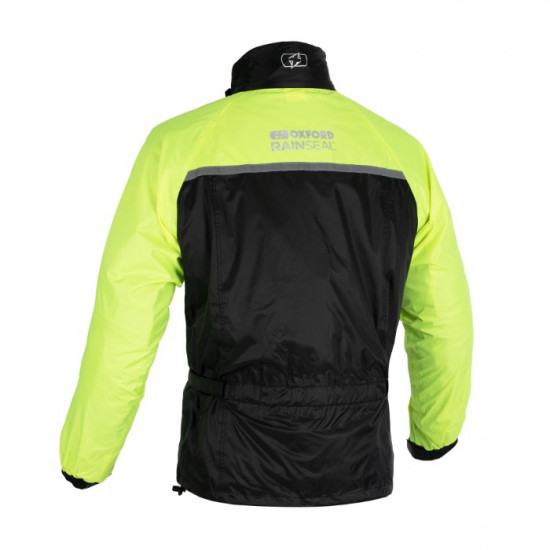 Oxford Rainseal Over Jacket Black Fluo