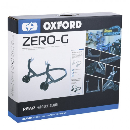 Oxford Zero-G Heavy Duty Rear Motorcycle Paddock Stand Tools - SKU OX263