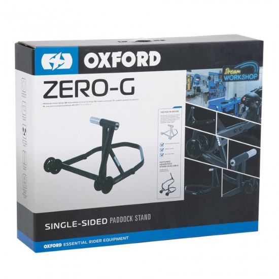 Oxford Zero-G Heavy Duty Rear Motorcycle Single Sided Swing Arm Stand Tools - SKU OX266