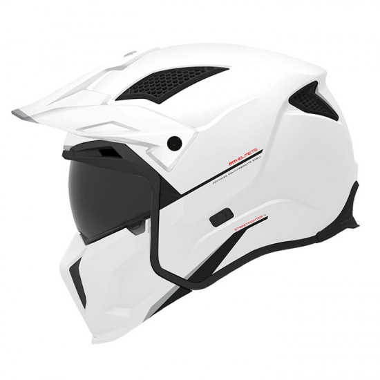 MT Streetfighter SV S Solid A0 Gloss Pearl Open Face Helmets - SKU M13270000003