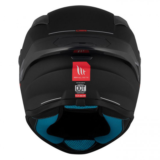 MT Targo S Solid (ECE-22.06) Matt Black Full Face Helmets - SKU M13430000133