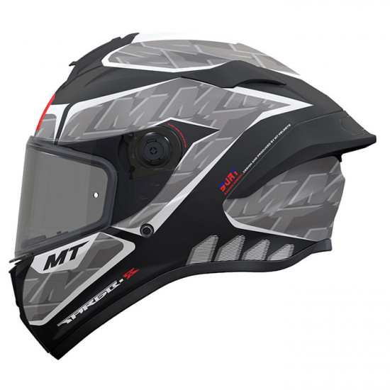 MT Targo S Surt B0 Matt Black Grey Full Face Helmets - SKU M1343A531023