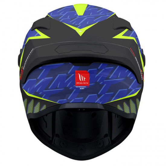 MT Targo S Surt B13 Matt Black Blue Yellow Full Face Helmets - SKU M1343A5311323