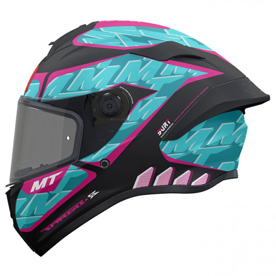 MT Targo S Surt C8 Matt Black Blue Purple Full Face Helmets - SKU M1343A532823