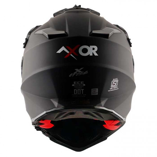 Axor X-Cross Matt Black Full Face Helmets - SKU AXR014S